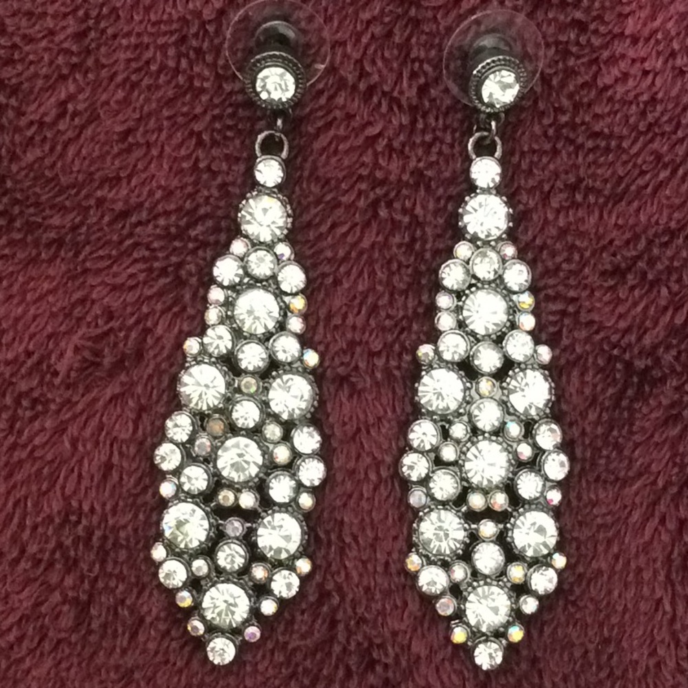 Rhinestone Multifaceted Special Occasion Earrings